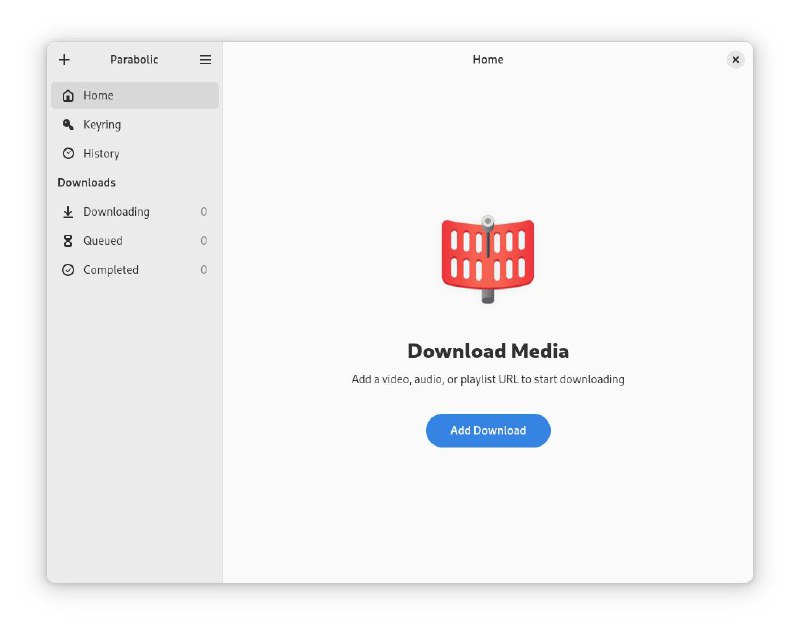 #软件 #解析 #开源📥 Parabolic - 基于 yt-dlp 的媒体下载工具▎软件平台：#Windows #Linux▎软件介绍：一个基于 yt-dlp 的开源下载工具，界面简洁，方便下载网络视频和音频