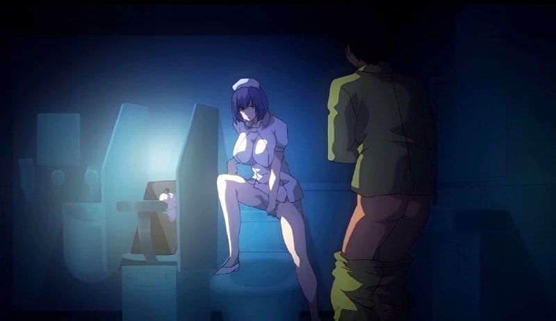 #里番 [搾精病棟]故事讲述的是在一家叫圣尤利安娜医院里一个叫比良坂龙二的妇产科医师，接受院长神宫寺成美提出的“特殊病栋”计划，而随之发生的种种“实验”事件