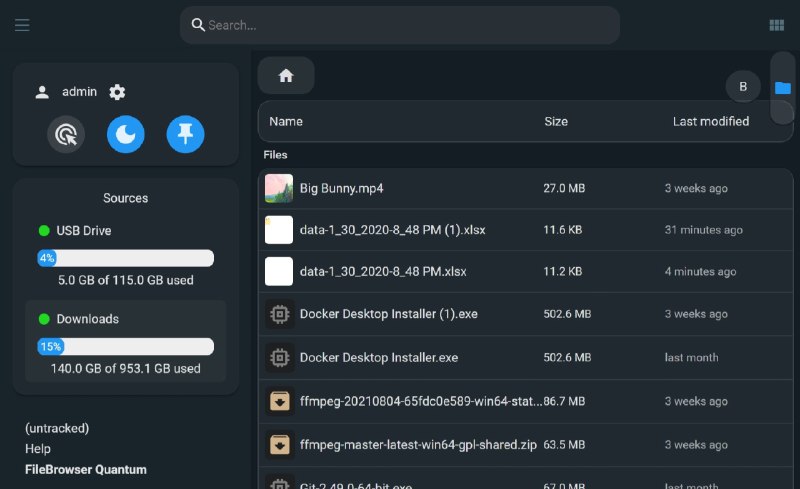 #软件 #工具 #开源📁 FileBrowser - 自托管网页文件管理器▎软件平台：#Windows #macOS #Linux▎软件介绍：一个现代化 Web 文件管理器，支持多用户、多目录来源管理，具备文件浏览、上传、下载、分享、重命名、权限控制等功能