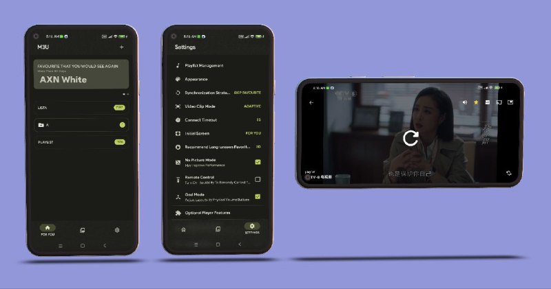 #软件 #开源 #播放器▶️ M3UAndroid - Android 流媒体播放器▎软件平台：#Android▎软件介绍：一款免费的开源流媒体播放器，支持 Android 8.0 及以上版本