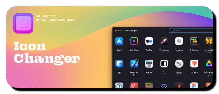 #软件 #工具 #开源👨‍🎨 IconChanger - macOS 应用图标更换器▎软件平台：#macOS▎软件介绍：一款开源 macOS 应用图标更换工具，用户选择目标应用程序，即可从提供的相关图标中进行替换，实现一键更换图标功能