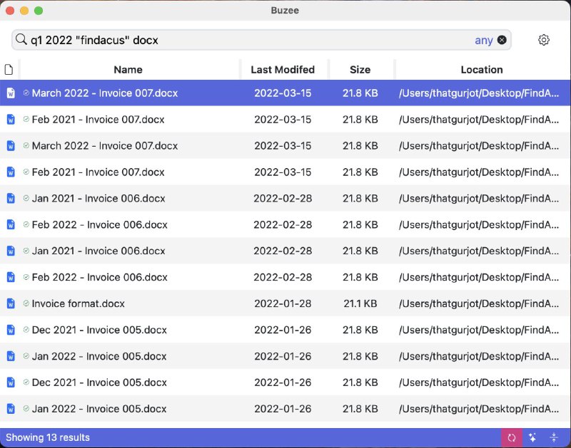 #软件 #工具 #开源📑 Buzee - 开源快速的全文搜索应用程序▎软件功能：文件查找▎软件平台：#Windows #macOS▎软件介绍：一款轻量级全文搜索工具，它可以快速搜索所有文档、图像、音频、视频、文件夹和浏览器历史记录