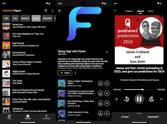 #软件 #开源 #播放器🎙 Anytime Podcast Player - 开源播客播放器▎软件功能：播客播放器▎软件平台：#Android #iOS▎软件介绍：一个开源播客播放器，提供简单易用的界面，为用户带来无广告播客体验