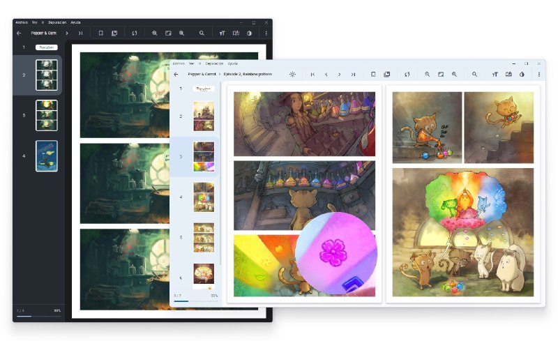 ⭐️ #软件 #漫画 #电子书📚 OpenComic - 跨平台漫画/电子书阅读器▎软件平台：#Windows #macOS #Linux▎软件介绍：一个漫画阅读器，支持包括 CBZ/CBR/ZIP/7Z 等压缩包、PDF、EPUB 等几乎所有主流漫画格式以及大量图片格式