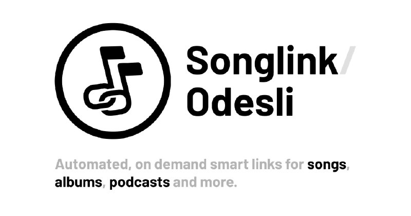 ▎Songlink/Odesli#tools #工具 #网站 #音乐 Automated, on-demand smartlinks for songs, albums, podcastsand more. For artists, for fans, for free.链接地址： 