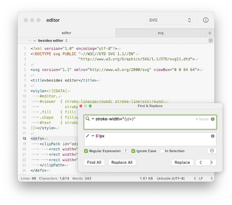 #软件 #工具 #开源👩‍💻 CotEditor - 轻量级 macOS 纯文本编辑器▎软件功能：文本编辑器▎软件平台：#macOS▎软件介绍：一个功能强大的文本编辑器、设计用于编辑纯文本文件、如网页 (HTML、CSS)、程序源代码 (Python、Ruby、Perl)、结构化文本 (Markdown、Textile)、或任何其他类型的纯文本