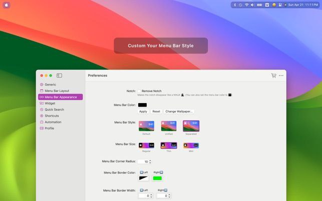 #软件 #限免 #工具🍏 Barbee - 一款 Mac 菜单栏图标管理工具▎软件功能：菜单栏管理▎支持平台：#macOS▎软件功能：一个功能丰富的菜单栏管理应用程序，提供了多种自定义选项