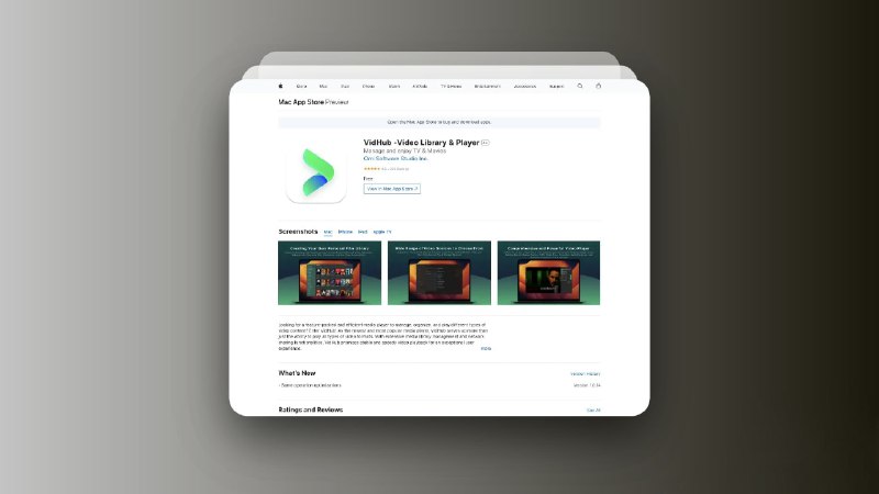 VidHub - 私人影视播放器#ios #app #video #影音VidHub是一个功能丰富、优秀的媒体播放器，能够管理、组织和播放各种媒体文件