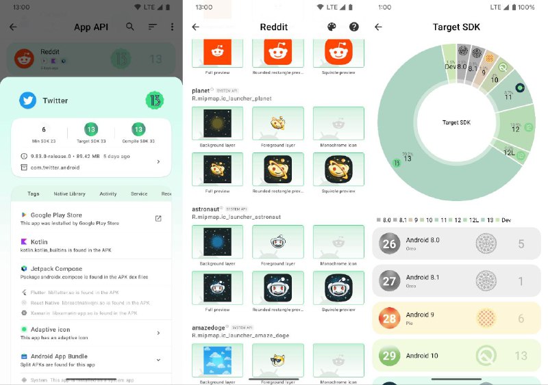 #软件 #工具 #开源🔎 Boundo - 开源 Android 应用 API 检查器▎软件功能：应用 API 查看和管理▎软件平台：#Android▎软件介绍：一个能帮你做很多事的工具集应用