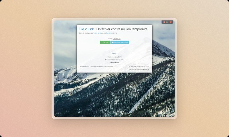 File 2 Link#直链 #文件分享 #Website每个文件最大350M，一次只能分享500M的内容