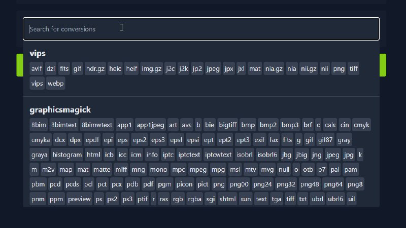 ⭐️ #GITHUB #工具🔄 ConvertX - 自托管在线文件格式转换工具▎项目介绍：一个自托管的文件格式转换平台，支持超过 1000 种格式，涵盖图像、文档、音视频、电子书和 3D 文件等多种类型